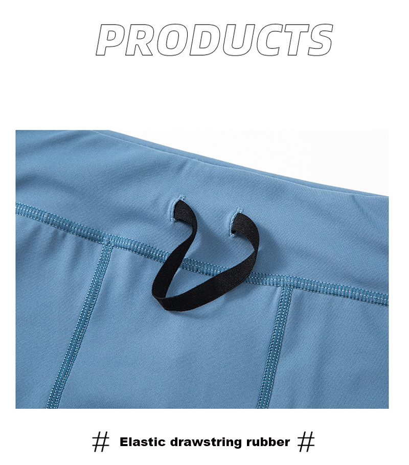 Compression Shorts Men Quick Dry Bodybuilding Tights Shorts Fitness Leggings Elastic Waist Sport Bottoms Gym Running Shorts Men