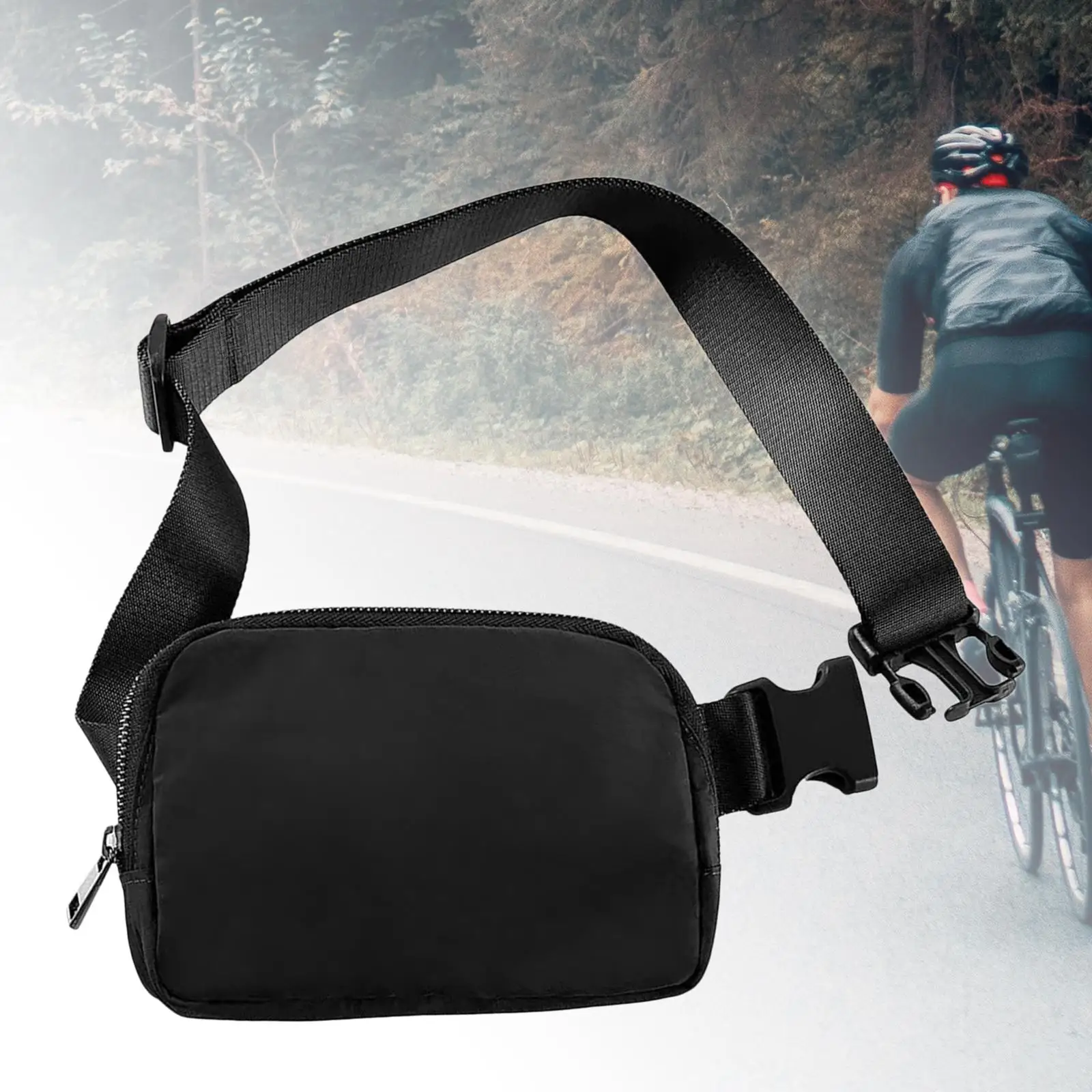 Waist Bag Fanny Pack with Adjustable Belt for Men Women Shoulder Bag Purse Hip Bag for Travel Trekking Walking