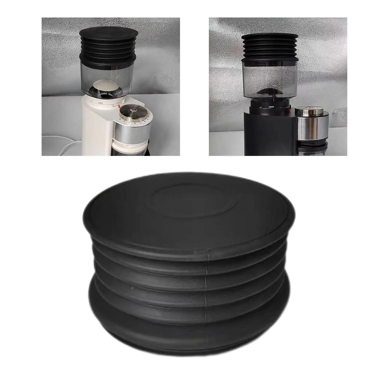 Grinder Single Dose Universal Reusable Silicone Bellow Blowing Bean Bin Coffee Bean Bin Cleaning Replacements Accessories Parts