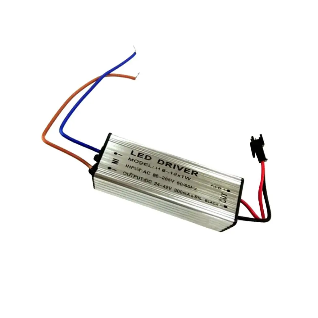 8-12W LED Constant Current Driver AC 85-265V To DC 24-42mA