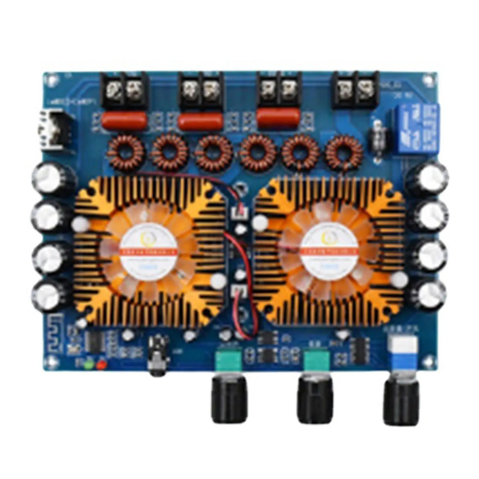   Amplifier Board  DC12-32V 160Wx2+220W TDA7498EX2 2.1 Channels Metal Durable Stereo Receiver for  Speakers