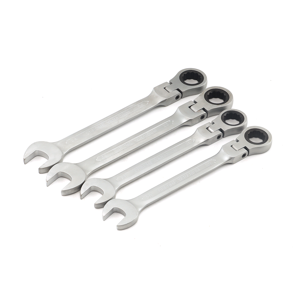 1 Stück Ratschenschlüssel Werkzeug Matt Poliert 72-Zahn Ratschenmechanismus Flexibler Kopf Handwerkzeug 20 21 23 24mm – Detail 1