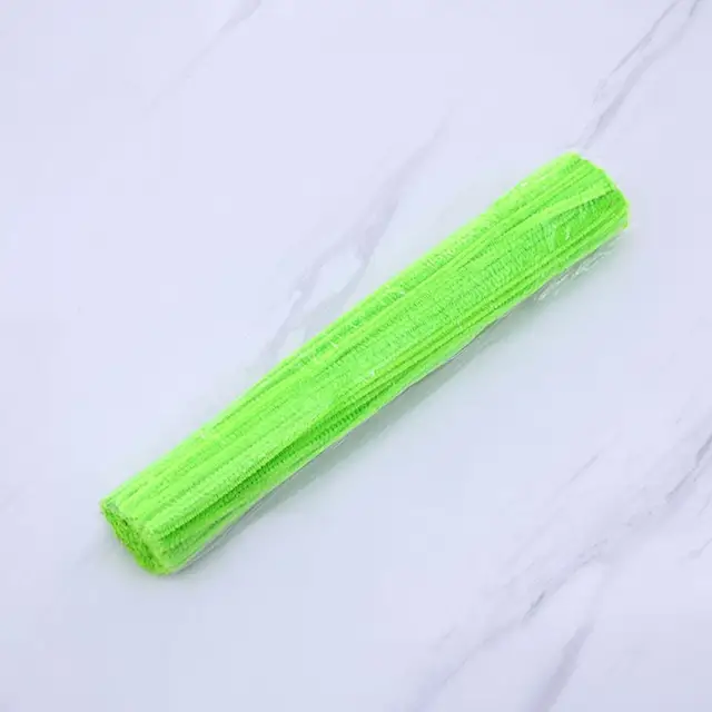 100Pcs Pipe Cleaners Fuzzy Sticks Soft Twist Bar Various Artworks