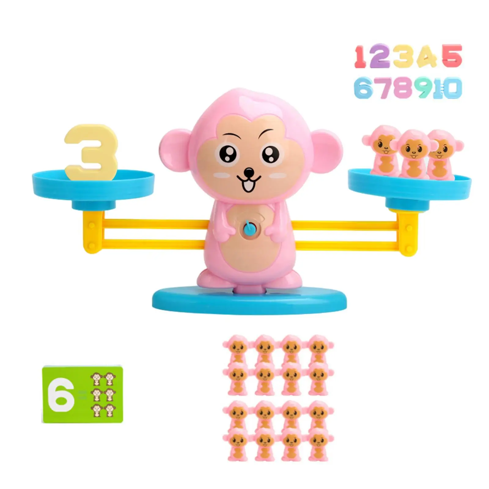 Balance Math Game Balance Scales Children`s Birthday Gifts Balance Game Toy Balance Counting Toys Children 3 4 5 Year Olds Kids