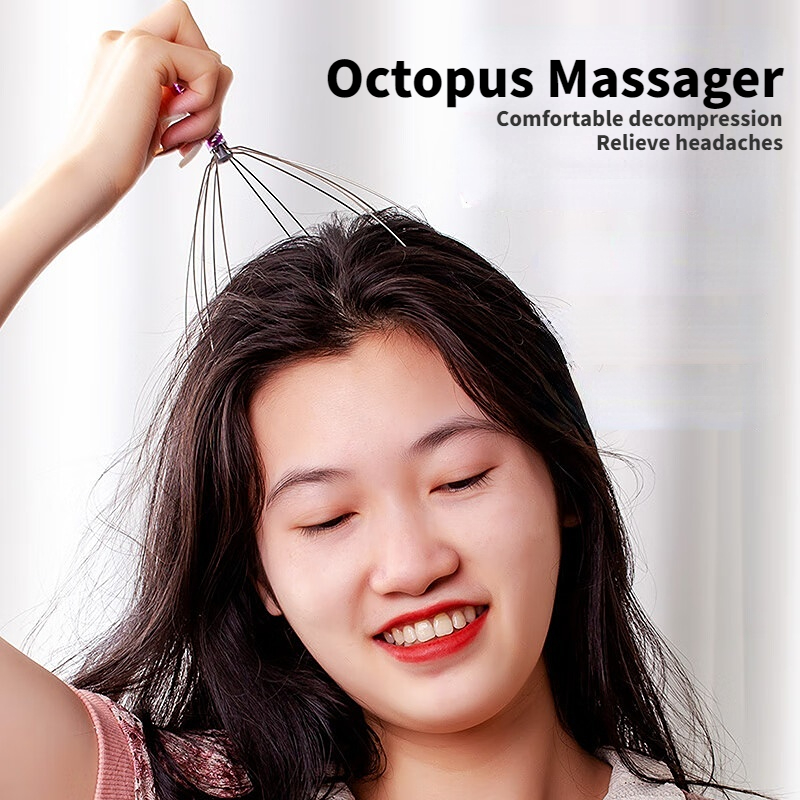 Best of Octopus Head Massager Scalp Massager Remove Muscle Tension Tiredness Scalp Massager Soft Scalp Massagers Health Care Tools Reviews & Tips