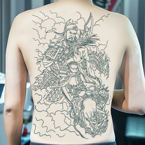 Engel Dämon Flügel Tattoo für Frauen Mann Punk zurück Kunst temporäre Tattoos wasserdichte gefälschte Tattoo dauerhafte Goth Tattoo Aufkleber – Detail 9