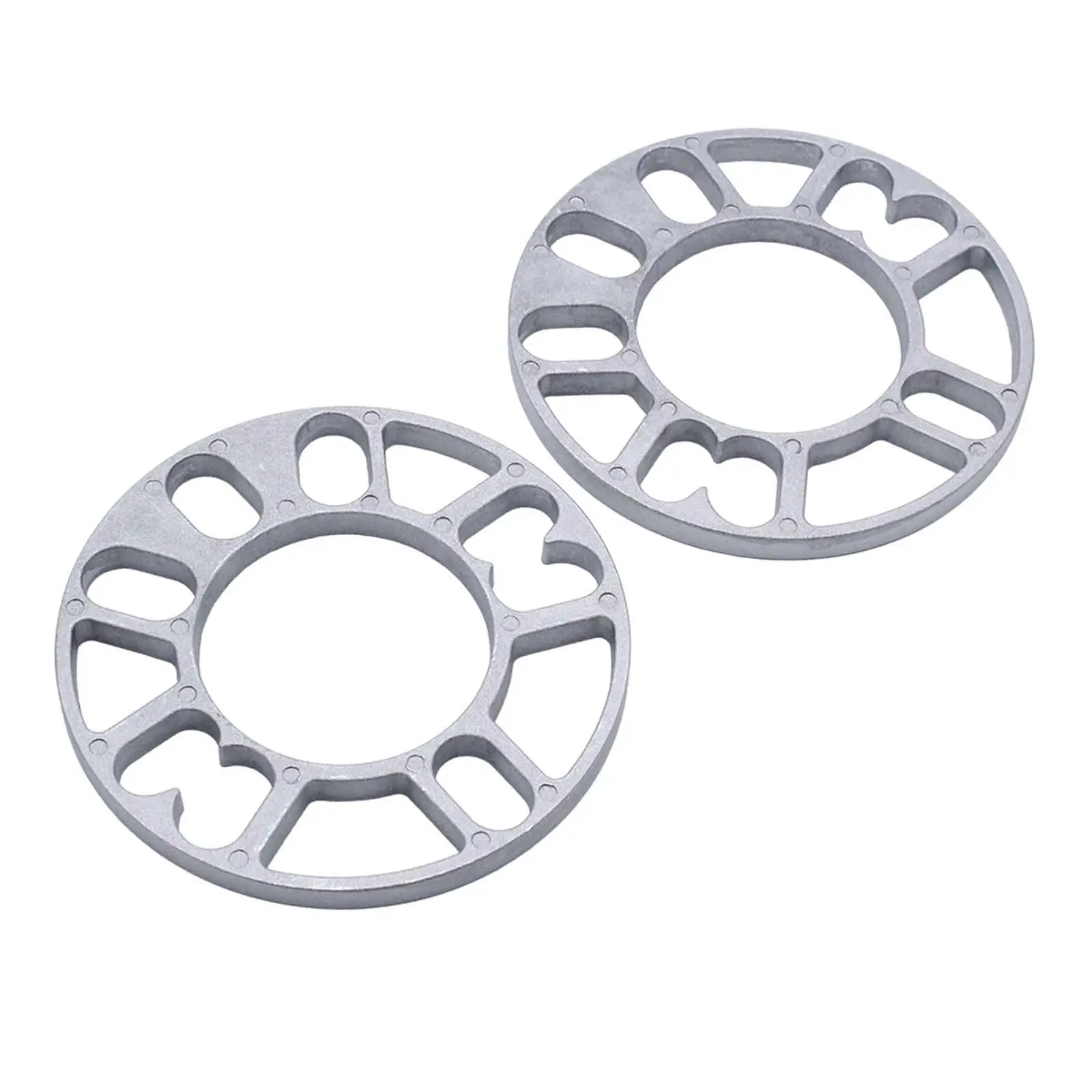 2 Pieces Hub Centric Wheel Spacers Diameter 15cm Aluminum Alloy Accessories for 4/5 Stud Wheel Durable Convenient Assemble
