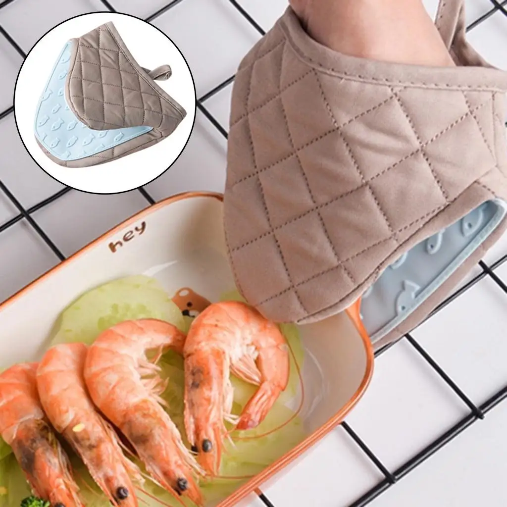 Oven Mitts Silicone Heat Resistant Anti-scald Gloves, Anti-scalding Oven Glove Baking Glove, Kitchen Cooking Tool