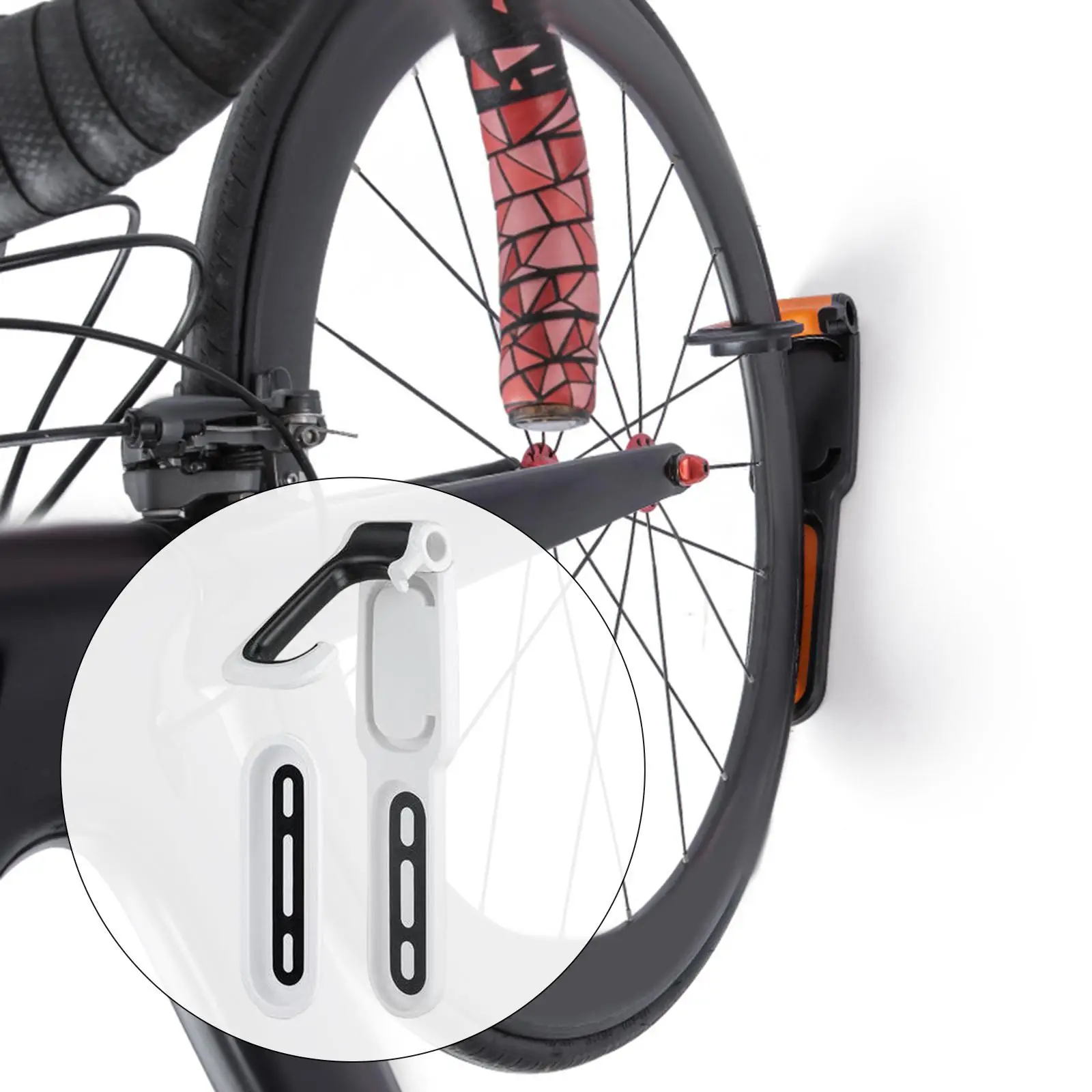 Wall Mount Adjustable Bike Hanger Folding Bike Storage Holder