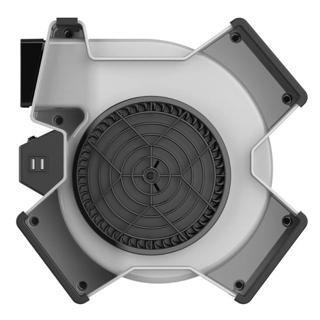 Lasko X-Blower 6 Position Blower Fan with Accessory Outlet and USB Ports,  X12904, Gray