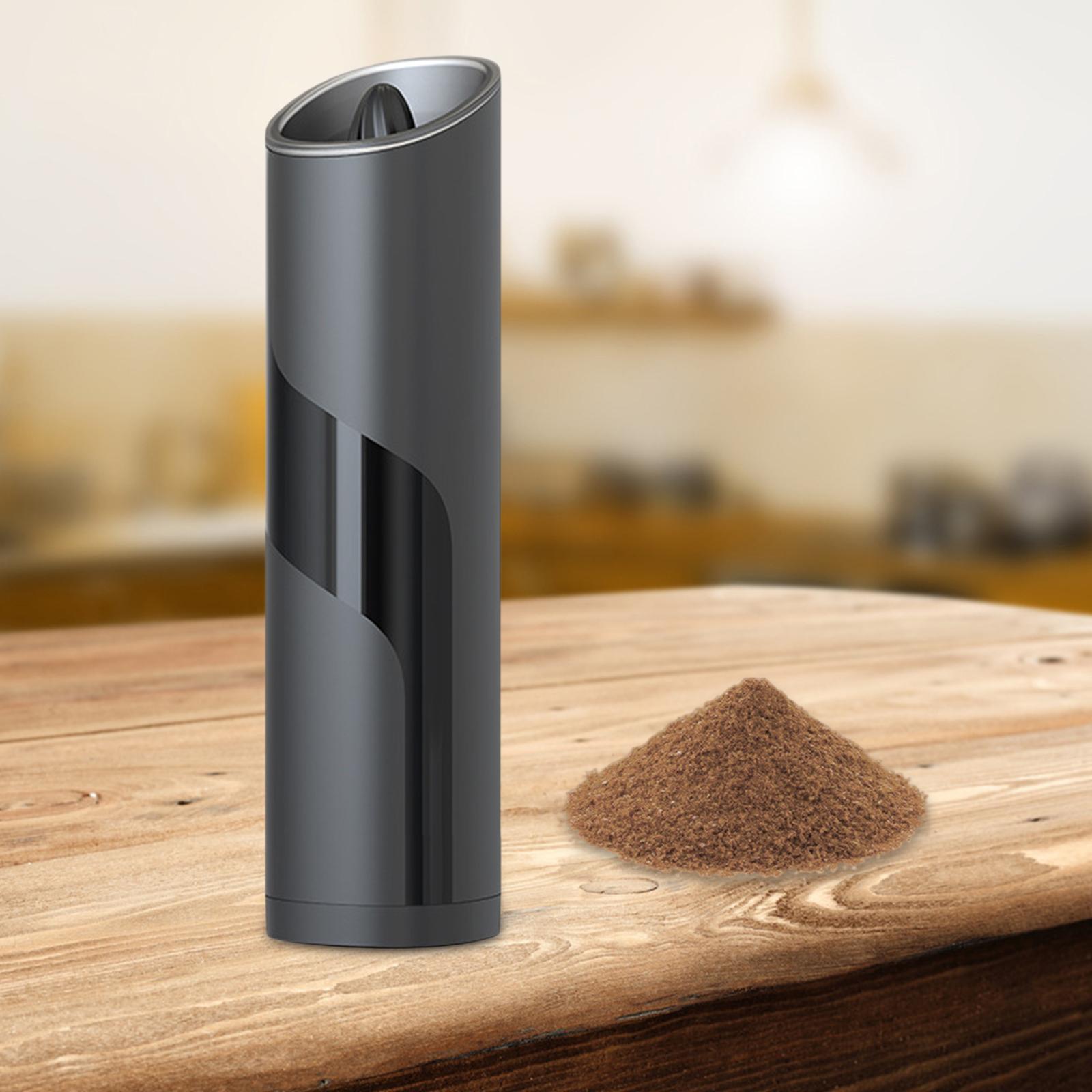 Battery Operated Salt Pepper Grinder Refillable Ceramic Grinding Adjustable Coarseness with LED Light Automatic Kitchen Gadgets