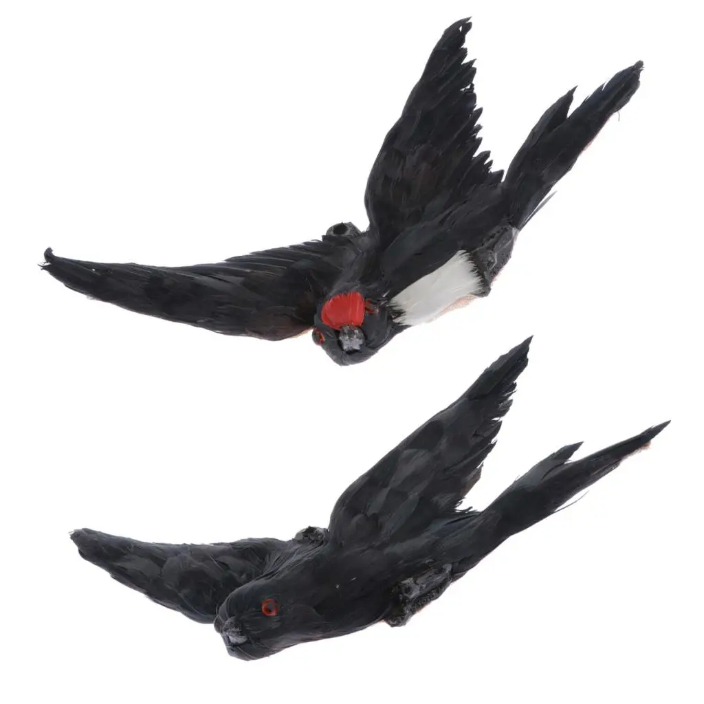 Adorable Decorative Artificial Flying Bird Figurine Kids Science Nature Toy