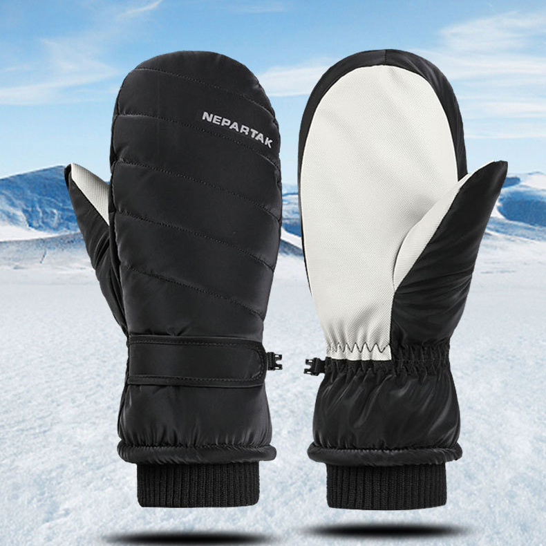 Vinter Kvinder Skiløb Snowboard Kan Touch Screen Vandtæt Ski Vante Termisk Fleece Sne Handsker Snescooter vanter_voghion.com