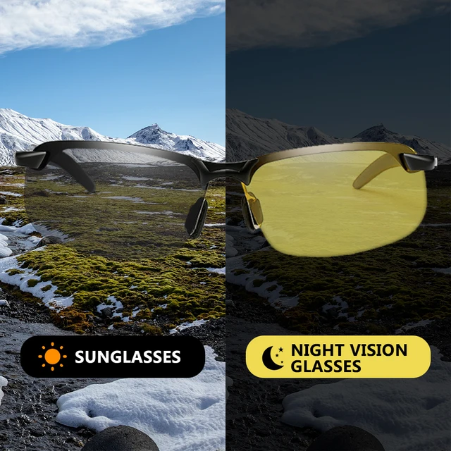Photochromic Sunglasses Men Polarized Driving Chameleon Glasses male Change Color Sun Glasses Day