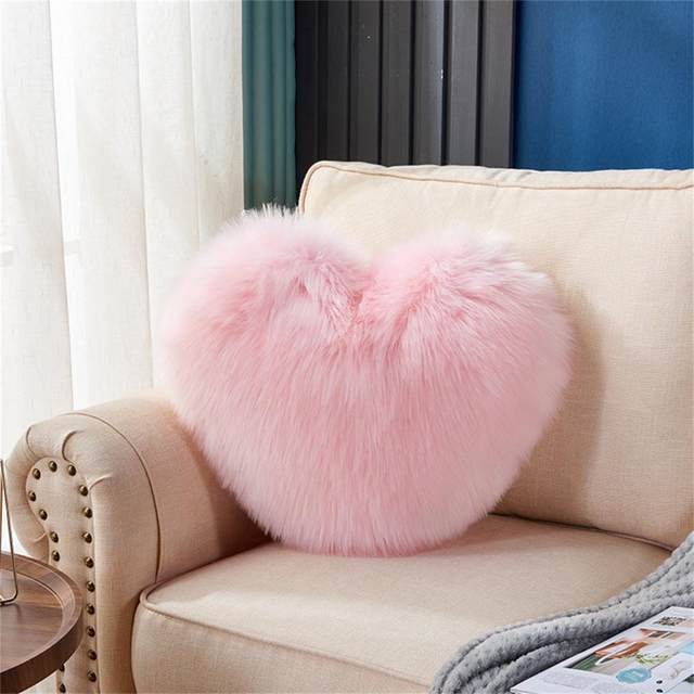 Cuscino colorato a forma di cuore cuscino per divano cuscino per seggiolino  auto cuscino per bambola in cotone PP cuscino per bambini fidanzata moglie  regalo decorazioni per la casa - AliExpress