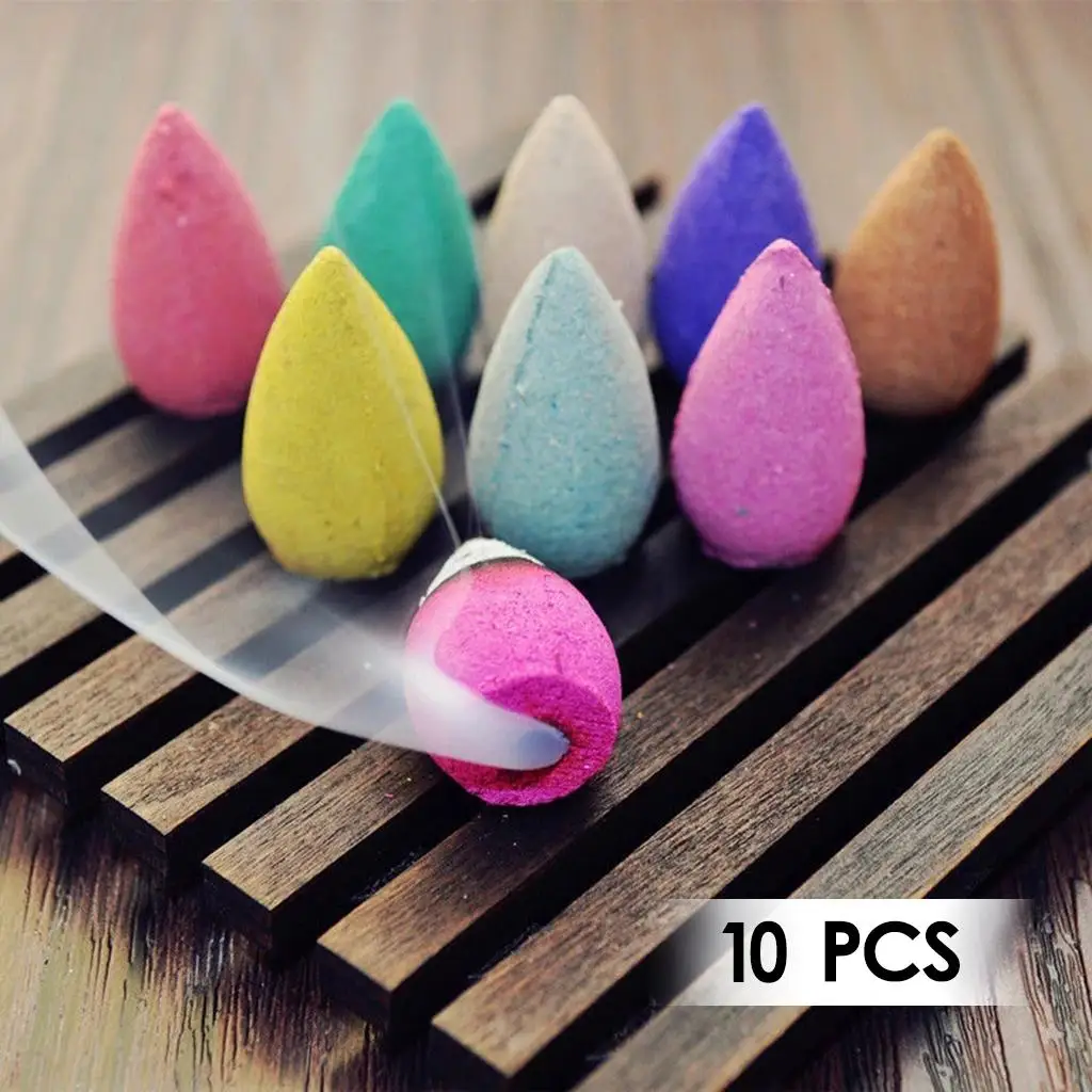 10pcs Backflow Cones Cone for Meditation Relaxation Bedroom
