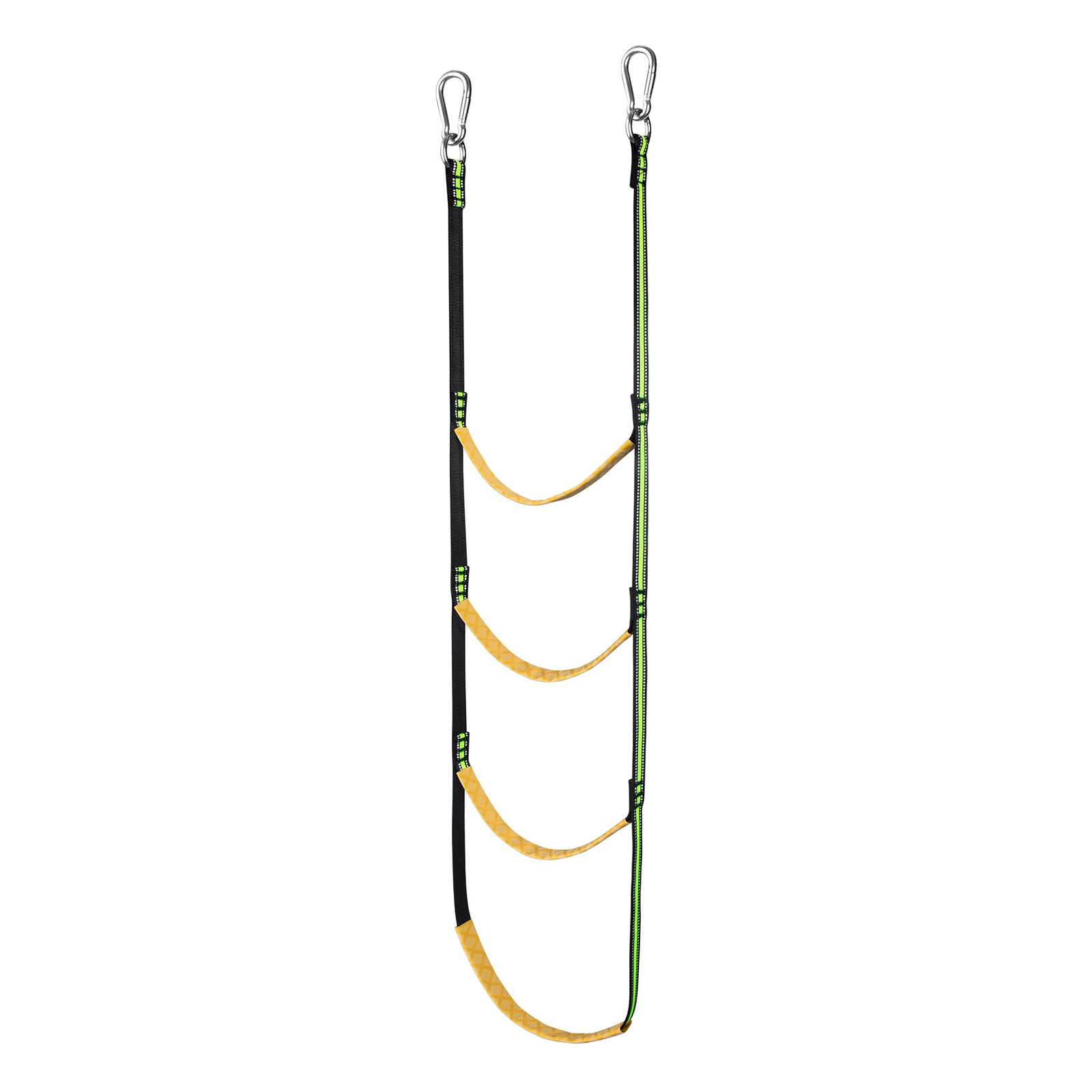 Portable four  Rope Ladder Boat Rope Ladder Extension,Assist Boat Folding Ladder,Swim Ladder for Sailboat ,Kayak, Canoeing