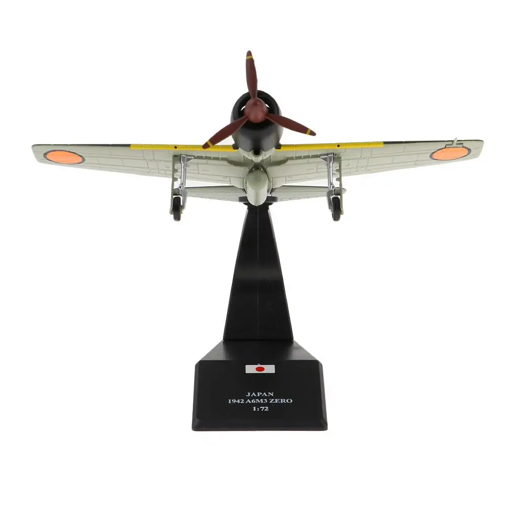 Diecast Airplane 1:72 Mitsubishi A6M3 Zero Fighter Plane Model, Home/ Office/ Coffee Bar/ Showcase Collectable Decor Ornaments
