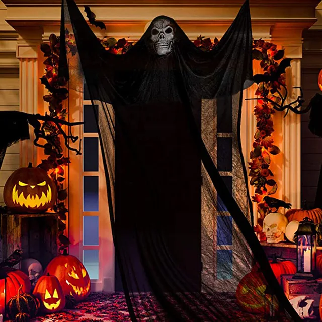 NOLITOY 2 Pçs Bruxa De Halloween Pendurado Fantasma Decoração De Halloween  Adereços Assustadores Com Grito Riso Decoração De Bruxa Adereços De Bruxa
