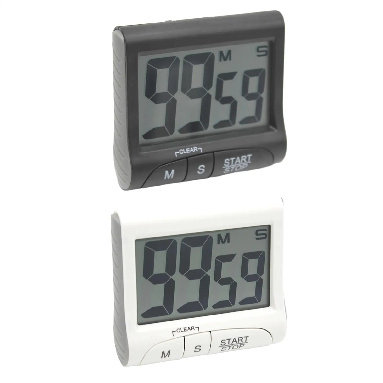 Countdown Timer Clock Large LCD Display Loud Alarm Cooking Timer Digital Timer for Game Games Baking Exercising Studying