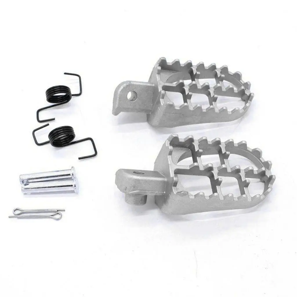 CNC Aluminum Foot Pegs Footpegs Footrest Pedals Kit Replacement Parts for Yamaha PW50 PW80 Pit Bike