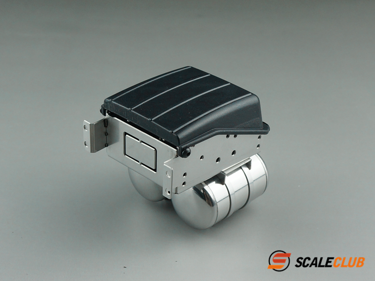 Scaleclub 1/14 für Tamiya 3363 1851 Simulationsbatteriekasten Gastank Metall Upgrade-Zubehör – Detail 3