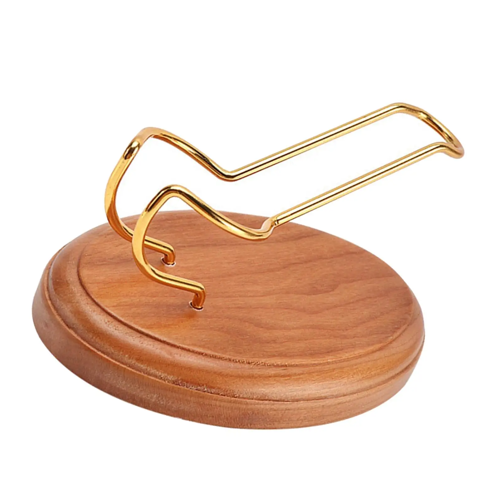 Natural CHERRY Wood Cigarette Pipe Holder Display Rack for Families Hotel