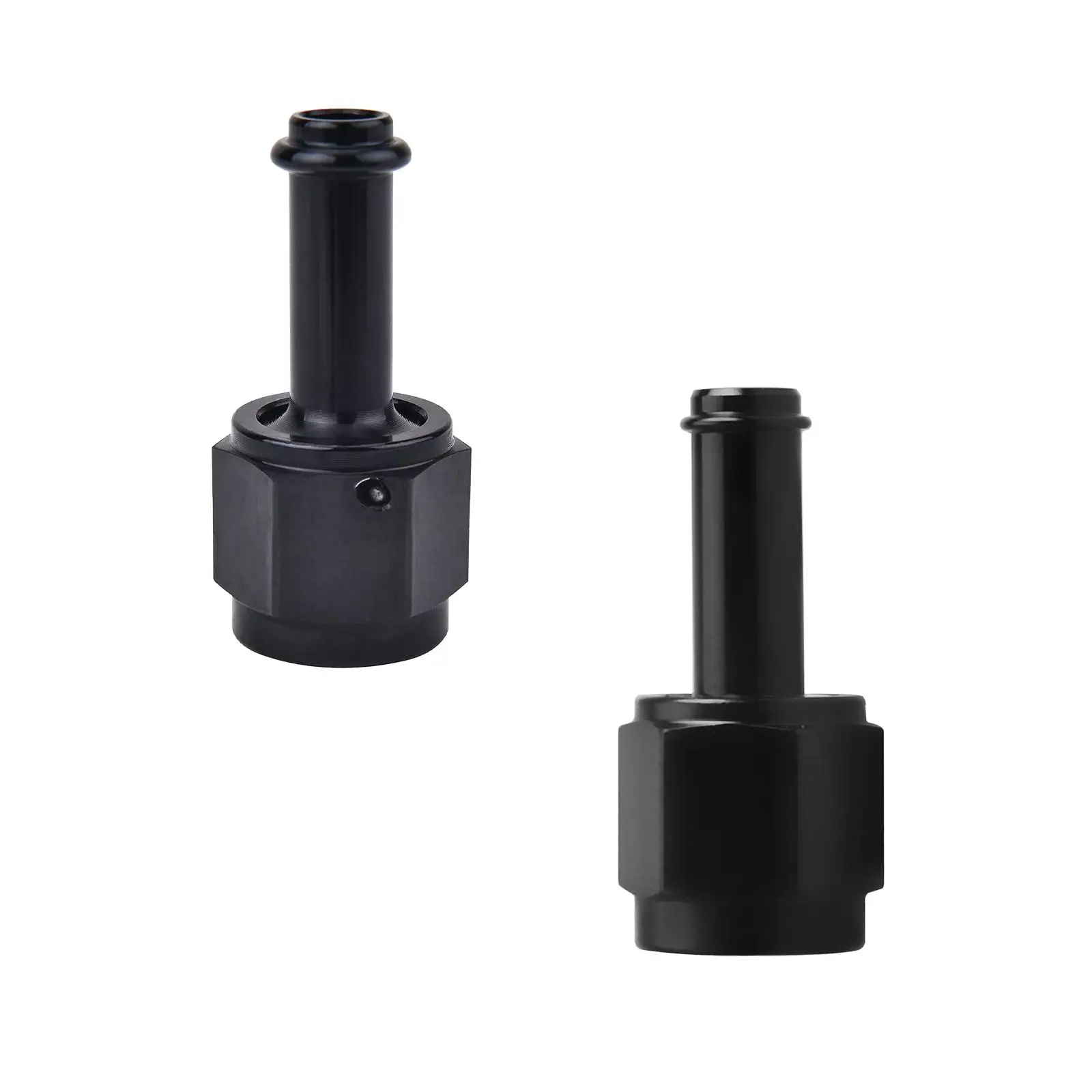 6AN Female Swivel Barb Fitting Aluminum Black Part Fuel Hose Fitting Adapter
