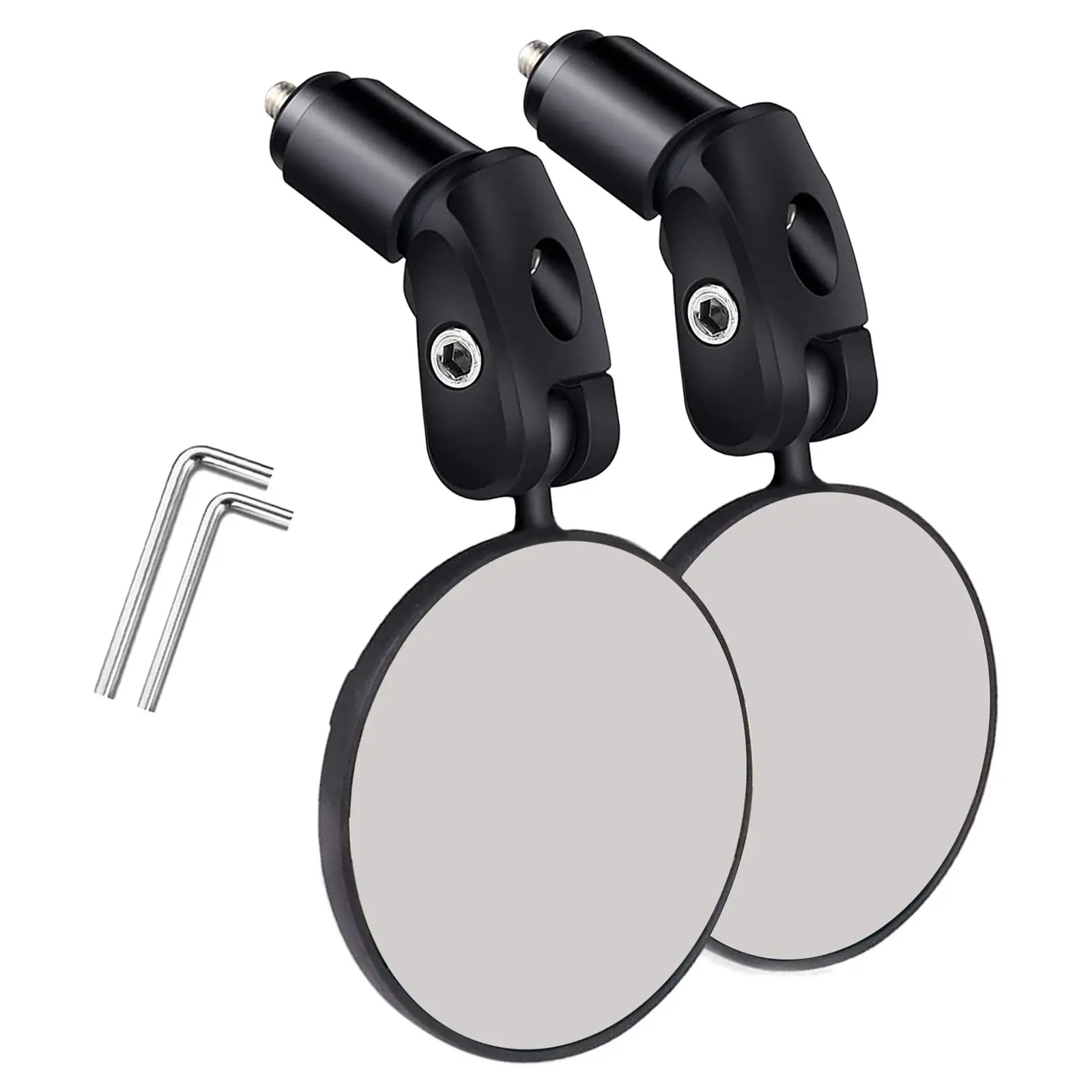 2Pcs Bike Mirror  Rear View Mirrors 360 Adjustable Motorcycle Riding