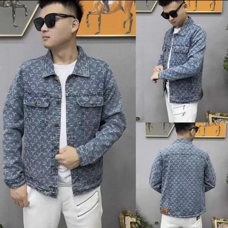 Fashion Boy Autumn Winter Jacket Men Denim Male Outerwear Jeans Coat Thickening Cotton Winter