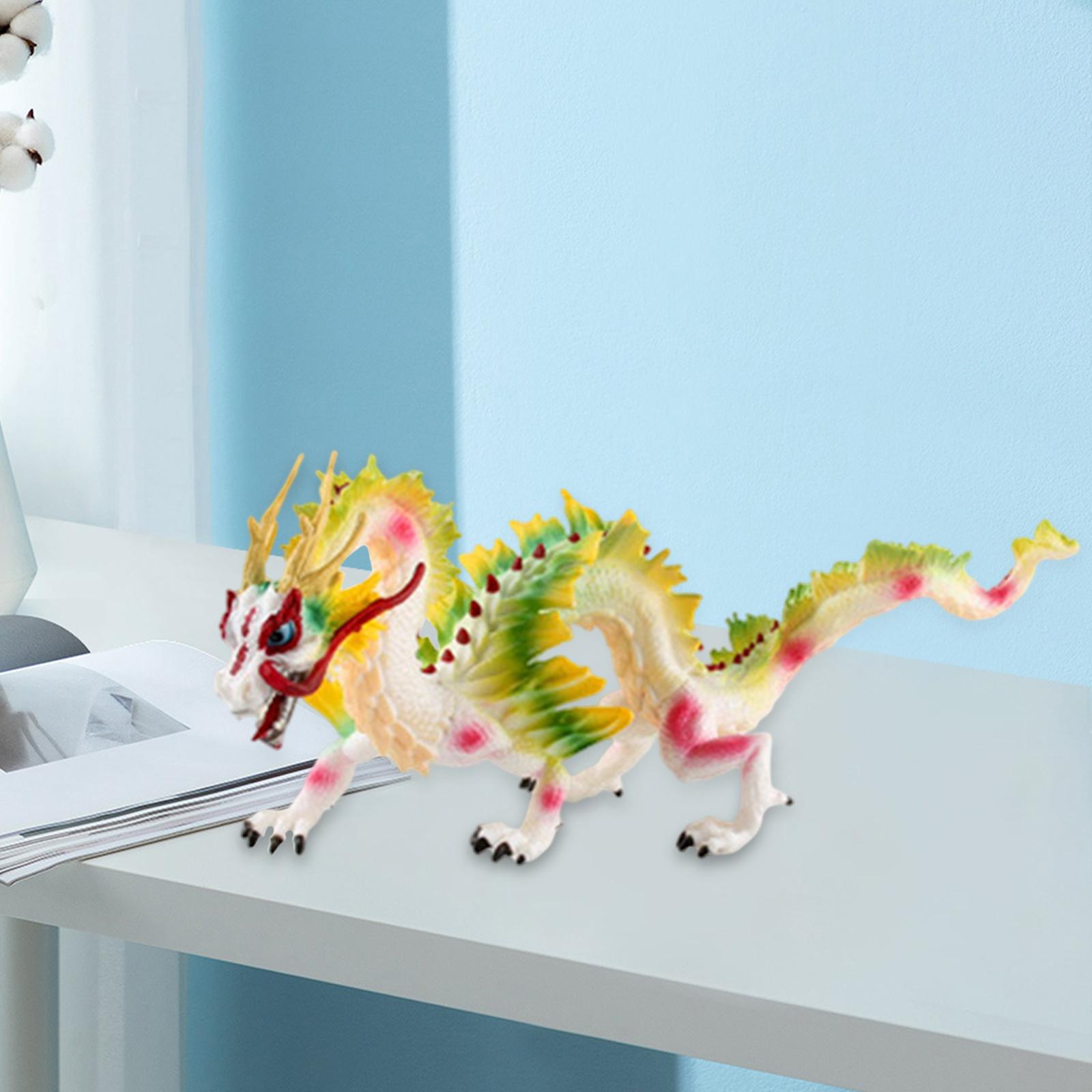 Chinese Dragon Toy Legendary Mythical Creatures Animal Model for Birthday