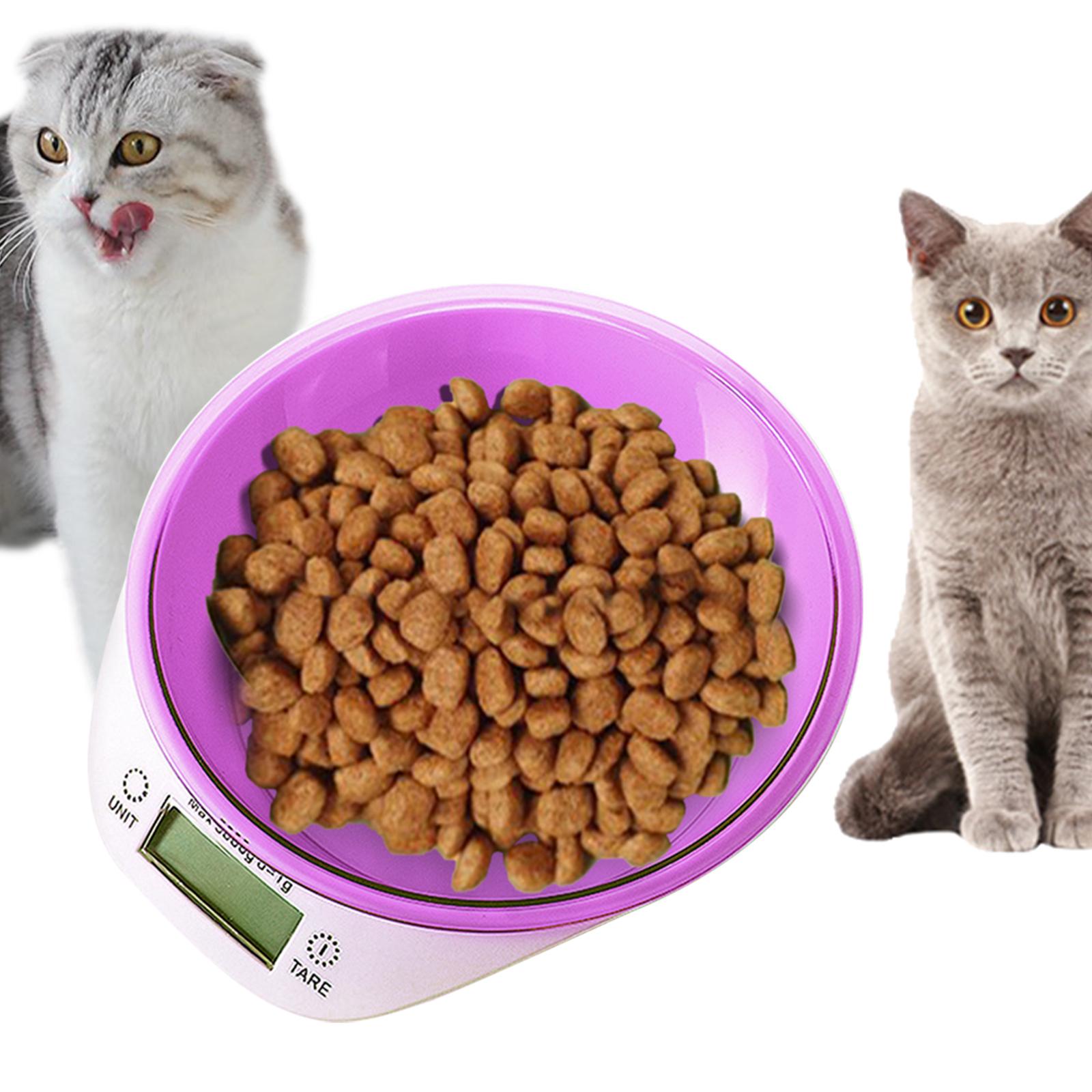 Small Pet Scale for cat and Dog, Electronic Puppy Scales Kitchen Scale, Tray