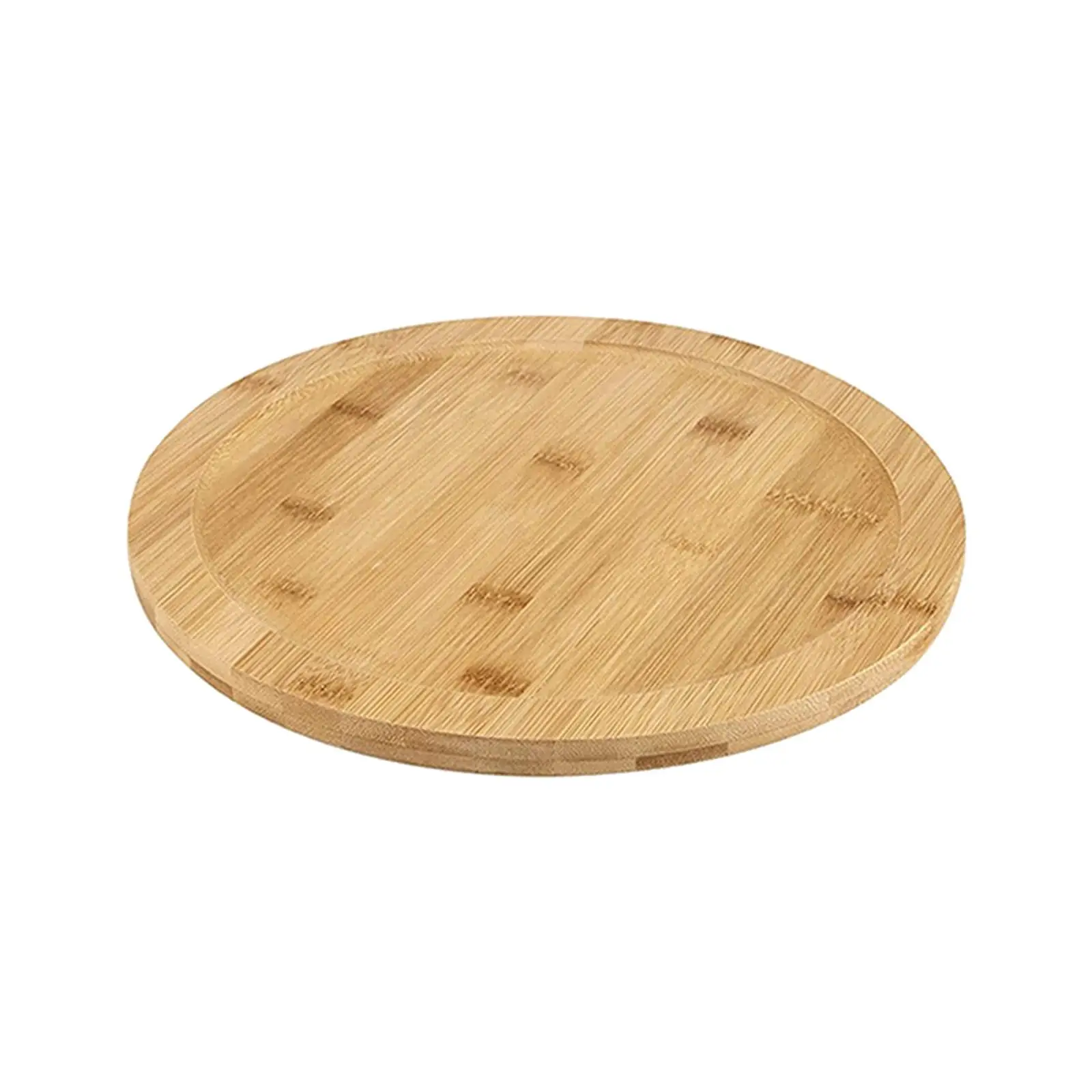 Wooden Turntable Multipurpose Serving Plate for Cabinet Dining Table Kitchen