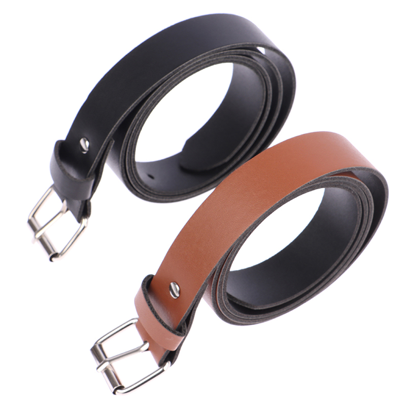 Title 10, 1Pc 100CM Leather Belt Fashion Waist Belts Meta...