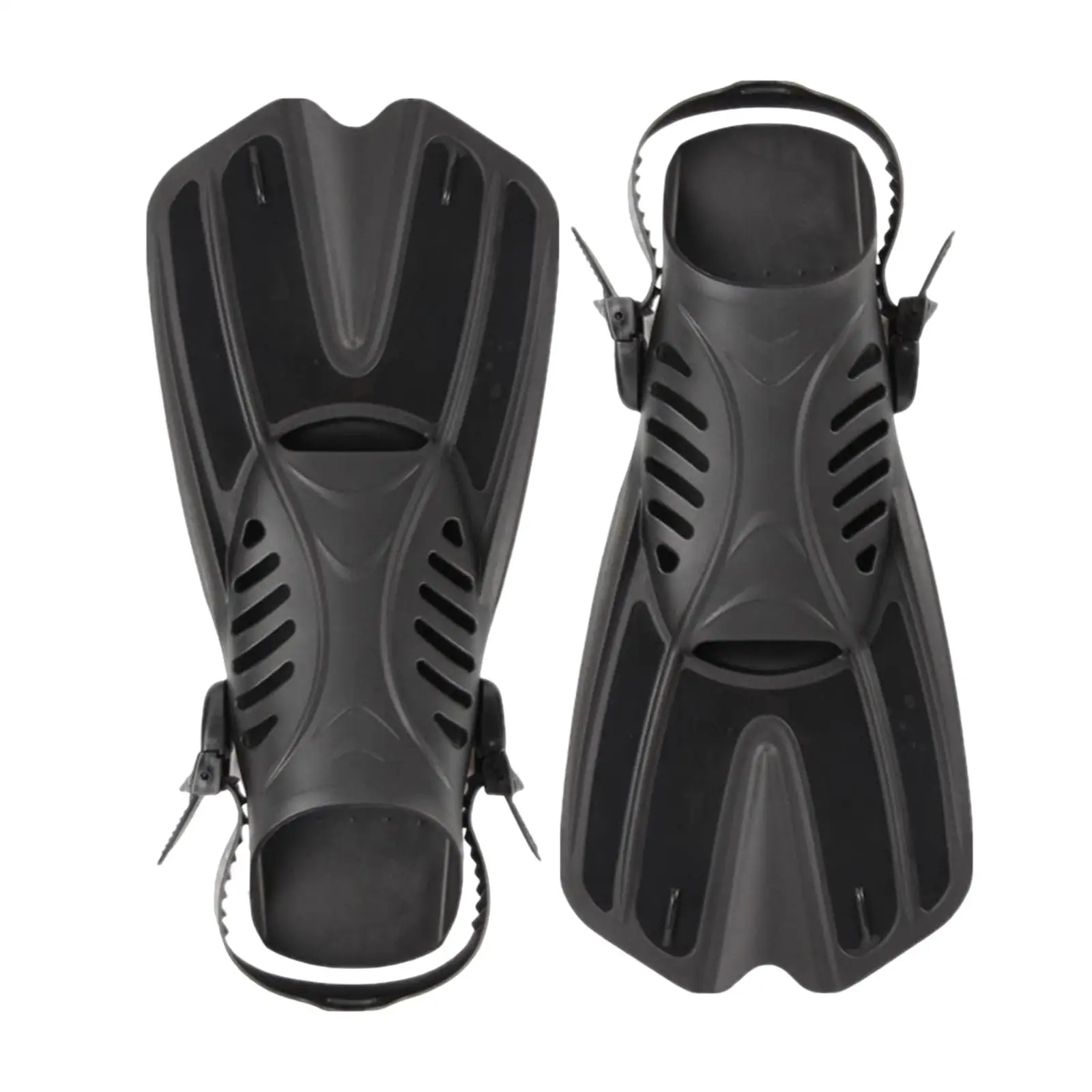 2x Professional Diving Flippers Snorkel Foot Flippers for Water Sports Beginners