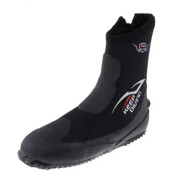 2x  5MM Neoprene Water Sports Snorkeling Diving Wading Fishing Boots Booties Shoes Black, XS 3XL