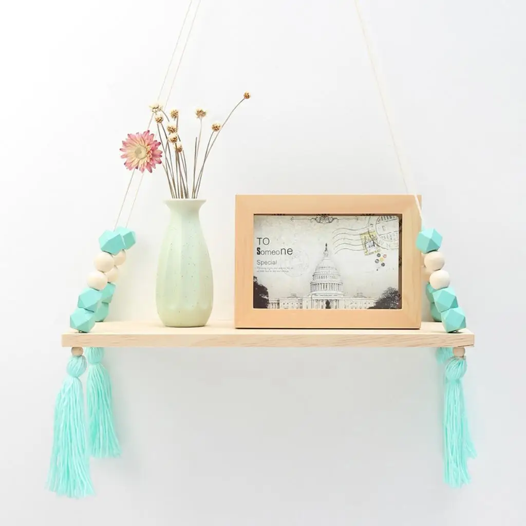 Wall Hanging Wooden Shelves Floating Wall Shelf for storage Decoration