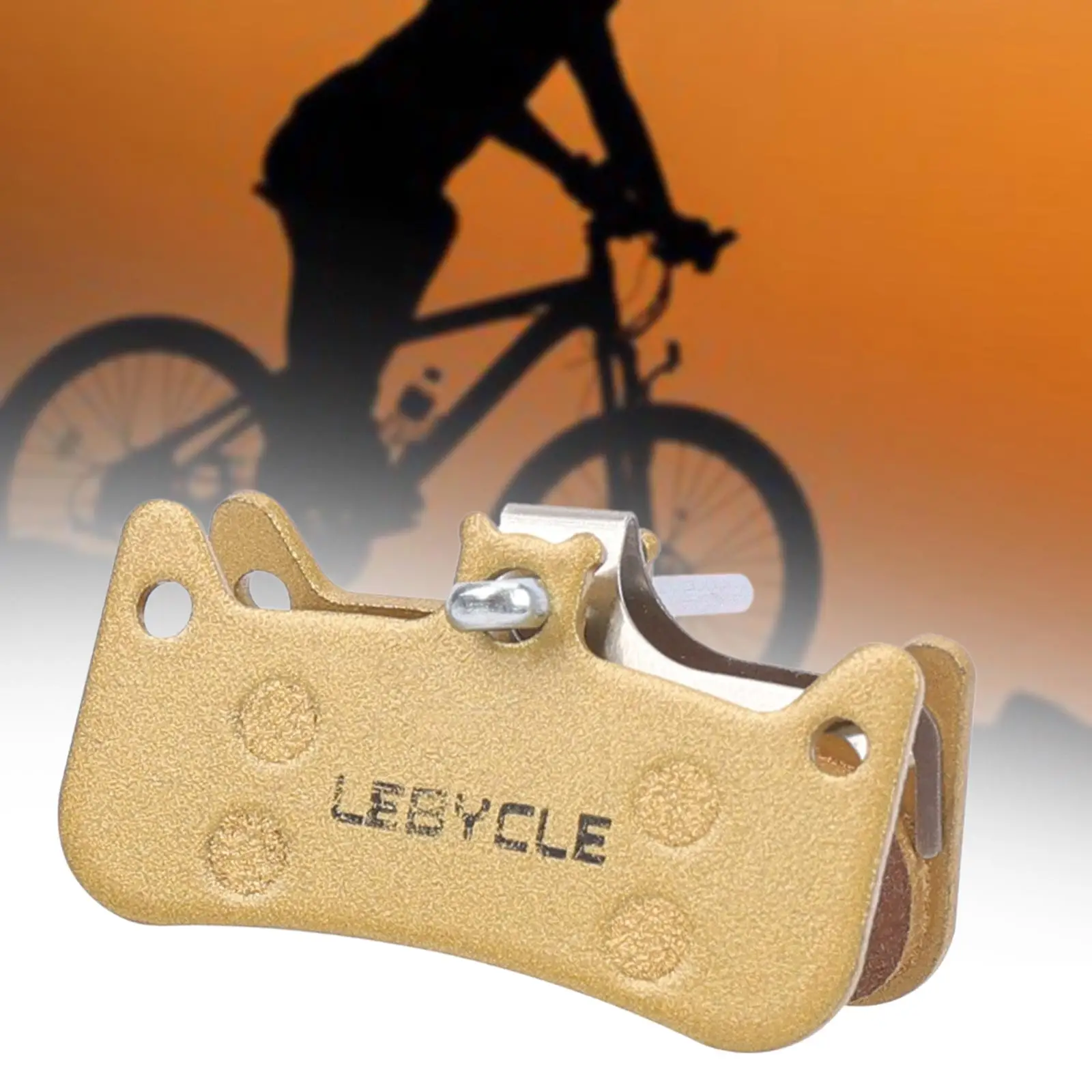 2x Bike Brake Pads Easily Install Reusable Long Service Disc Brake Pads