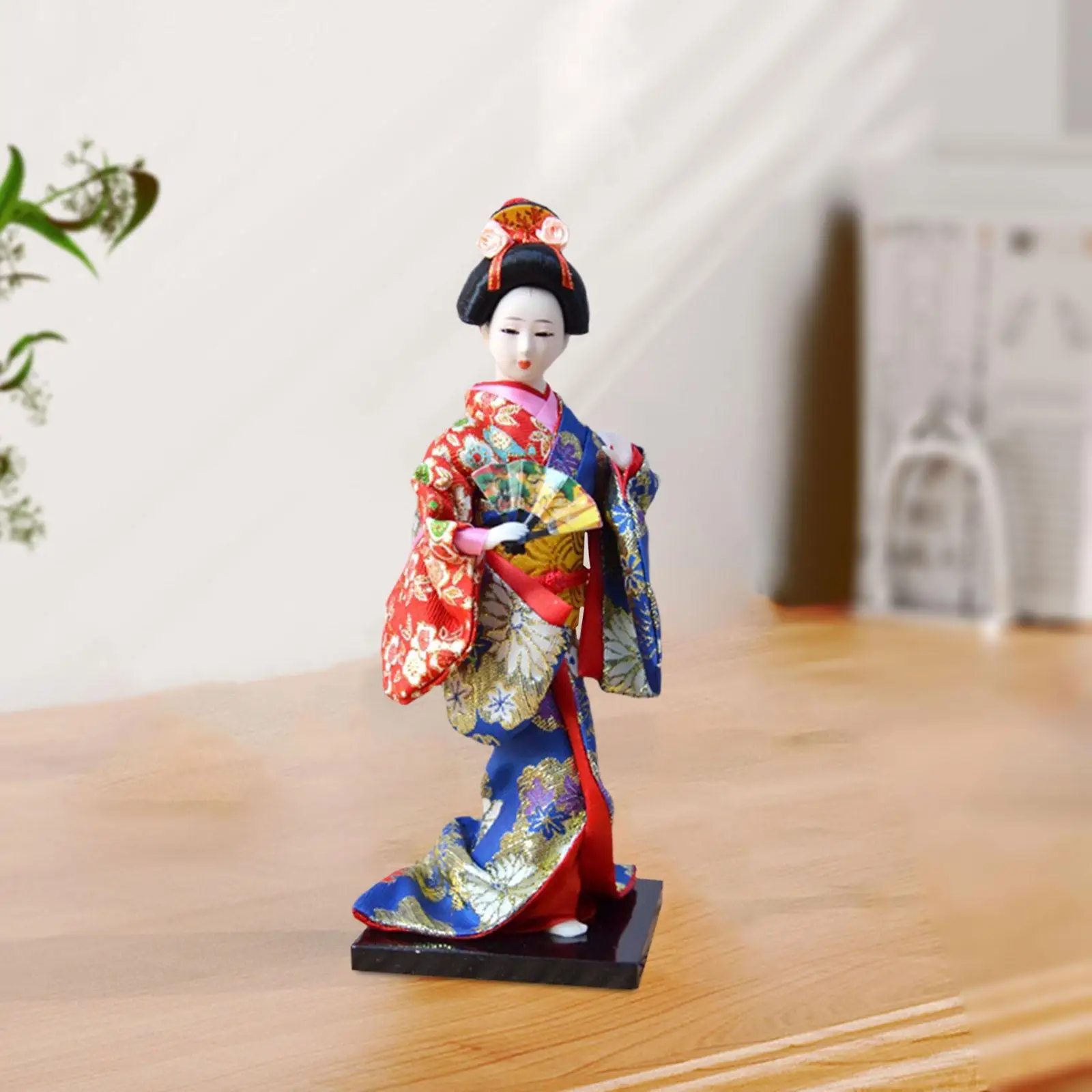 Ethnic Japanese Geisha Dolls Traditional Miniature Handmade Collectible Figurine