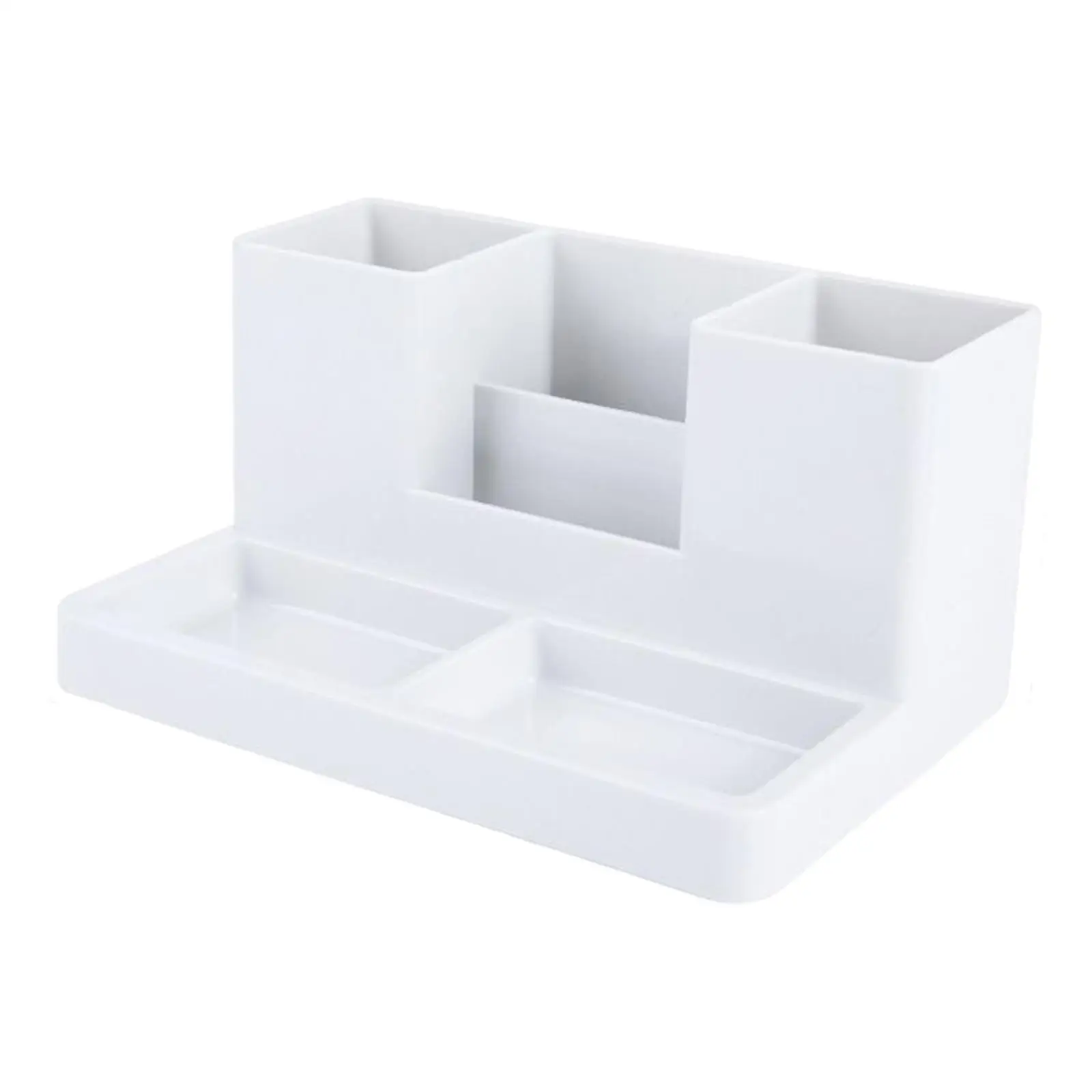 Cosmetic Storage Box Business Card/Pen/Pencil Holder Storage Box Office Accessories Caddy Desktop Organizer with Pencil Holders