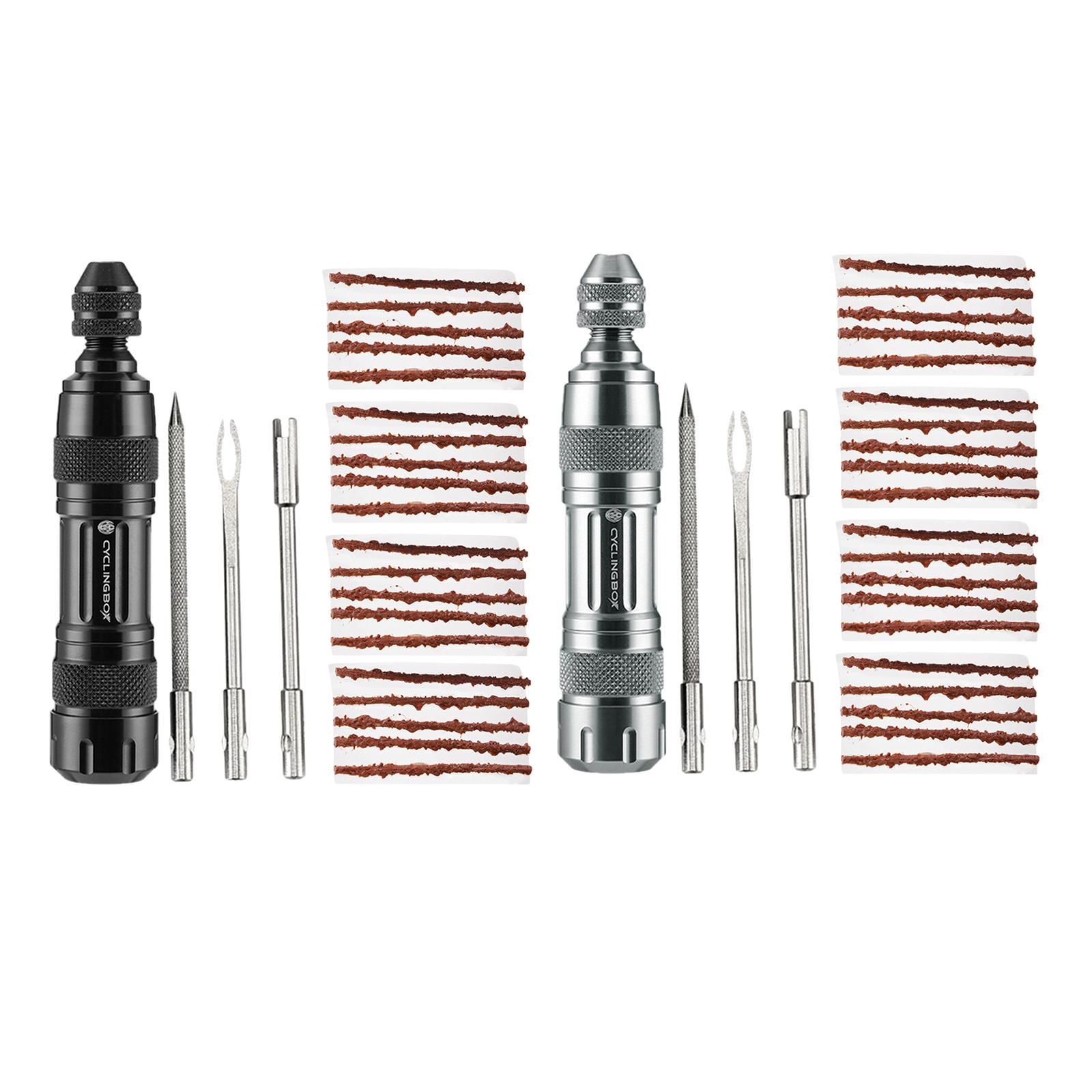 Tubeless Puncture Tire Repair Kit Emergency Car Truck Motorcycle Tyre Strips