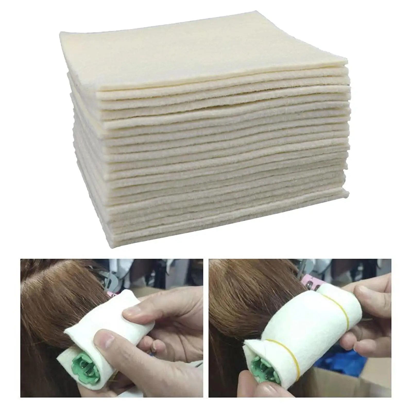 20pcs/set Perming Cotton Pad Perm High Temperature Accessory Heat Resistant