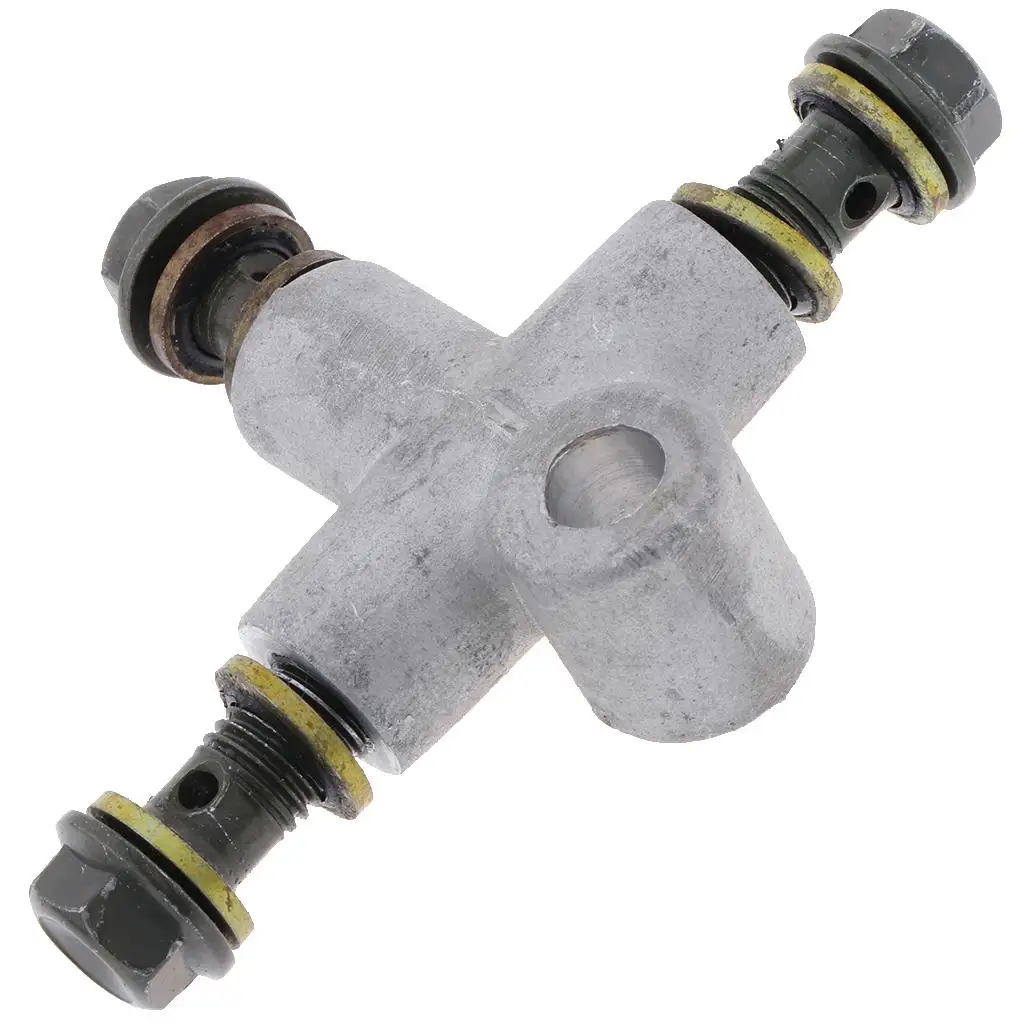 Tee Block With Lug/Mount Screws, Coupling  All  Hose Fitting-10mm Hole Diameter