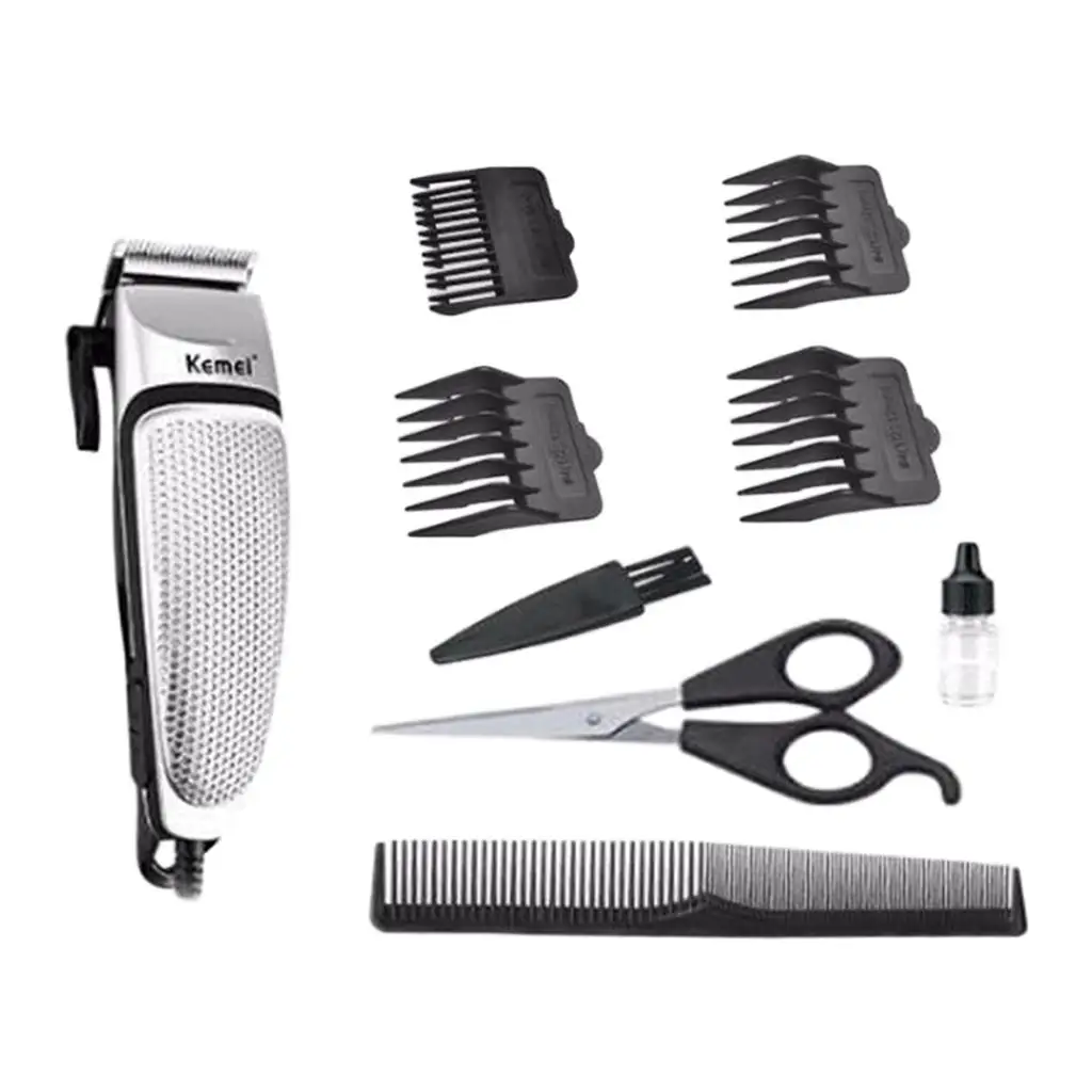 Mens Electric Hair Cutting Trimmer Shaver Rechargeable Grooming Kit