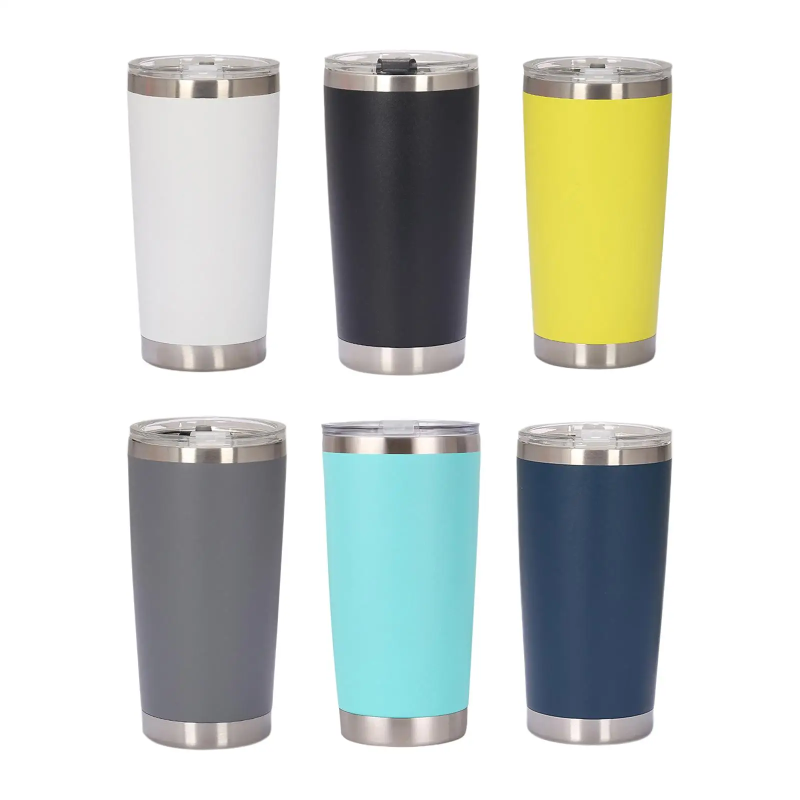 Vacuum Insulated Tumbler W/ Lid Water Coffee Cup Travel Mug for Outdoor