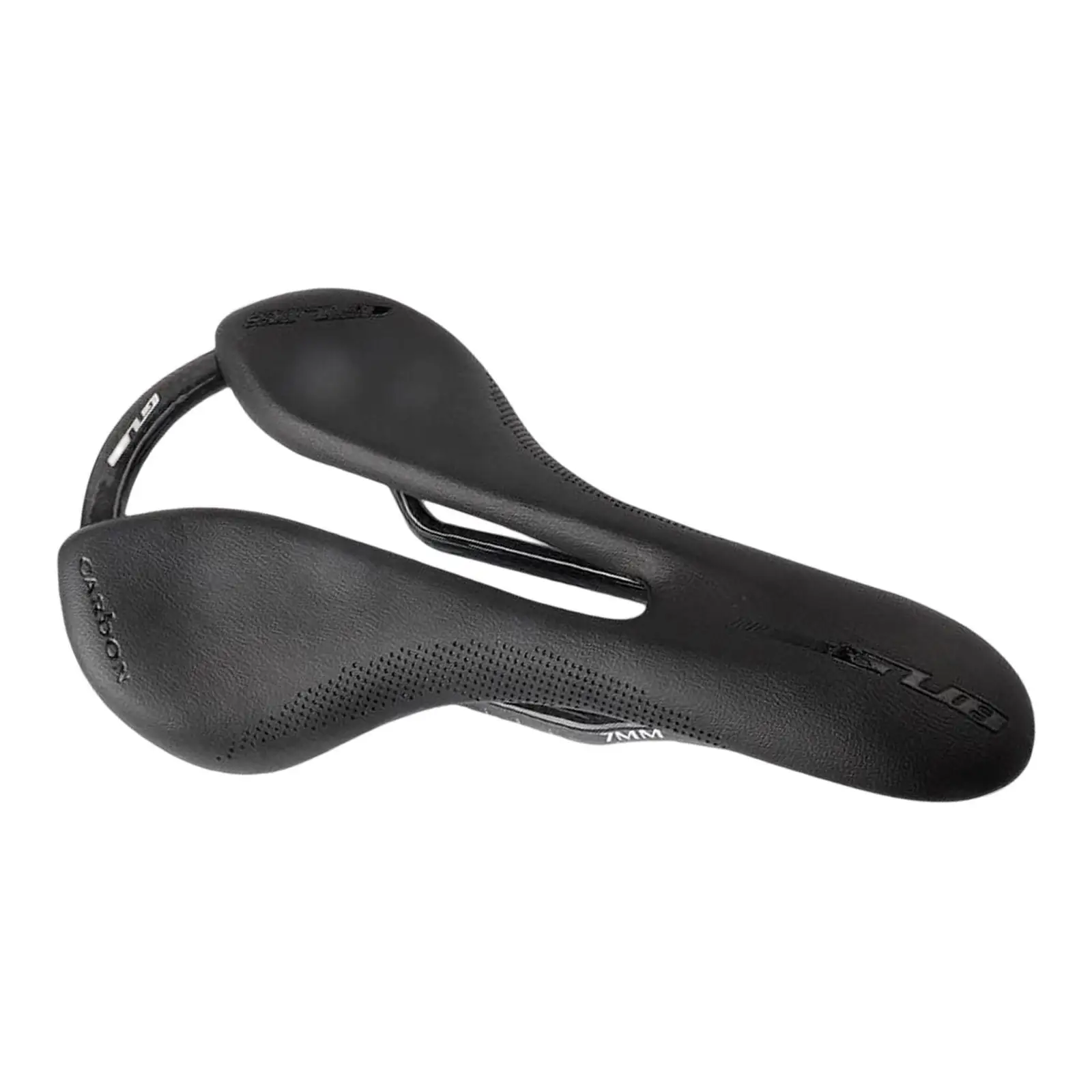 Universal Bike Saddle Carbon Fiber cushion PU Leather Black Breathable for Replacement Racing Outdoor Mountain Bike