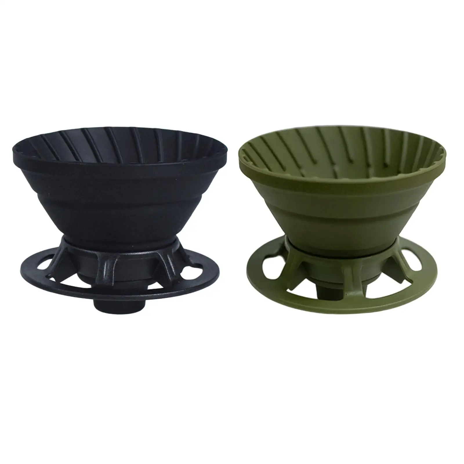 Silicone Pour Over Coffee Dripper Foldable Cafe Filter Tool for Outdoor Home