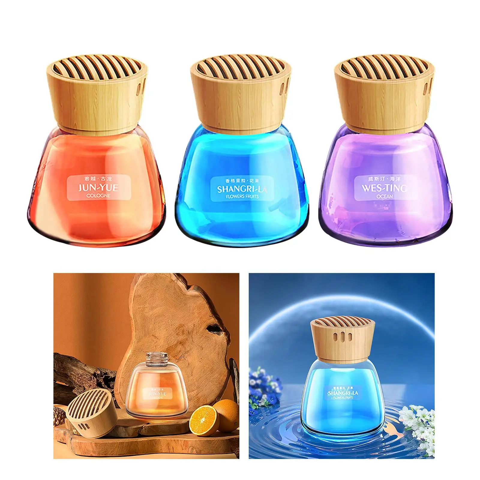 Car Air Freshener Car Accessory Decor , Odor    Diffuser 120ml Perfume, for  office and home