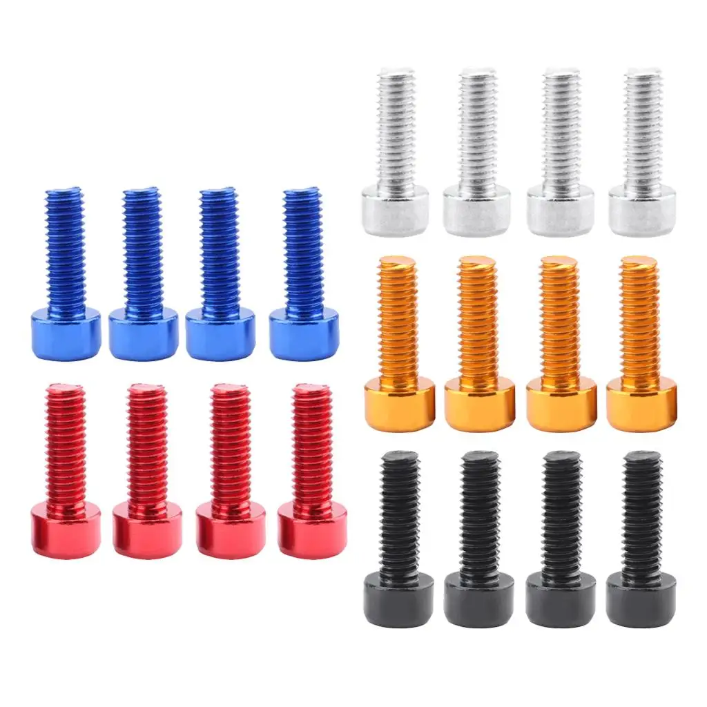 20Pieces Aluminum Alloy Montain Bike Water Bottle Cage Holder Bolts Screws