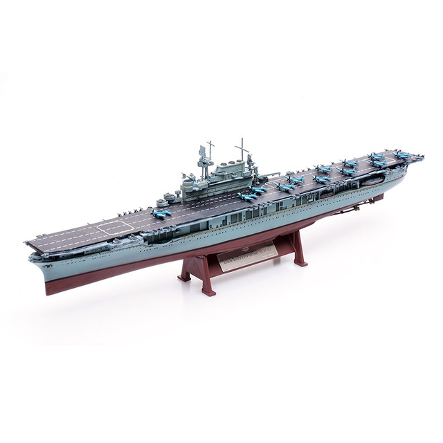 1/1000 WWII US CV-6 Enterprise Aircraft Carrier Alloy